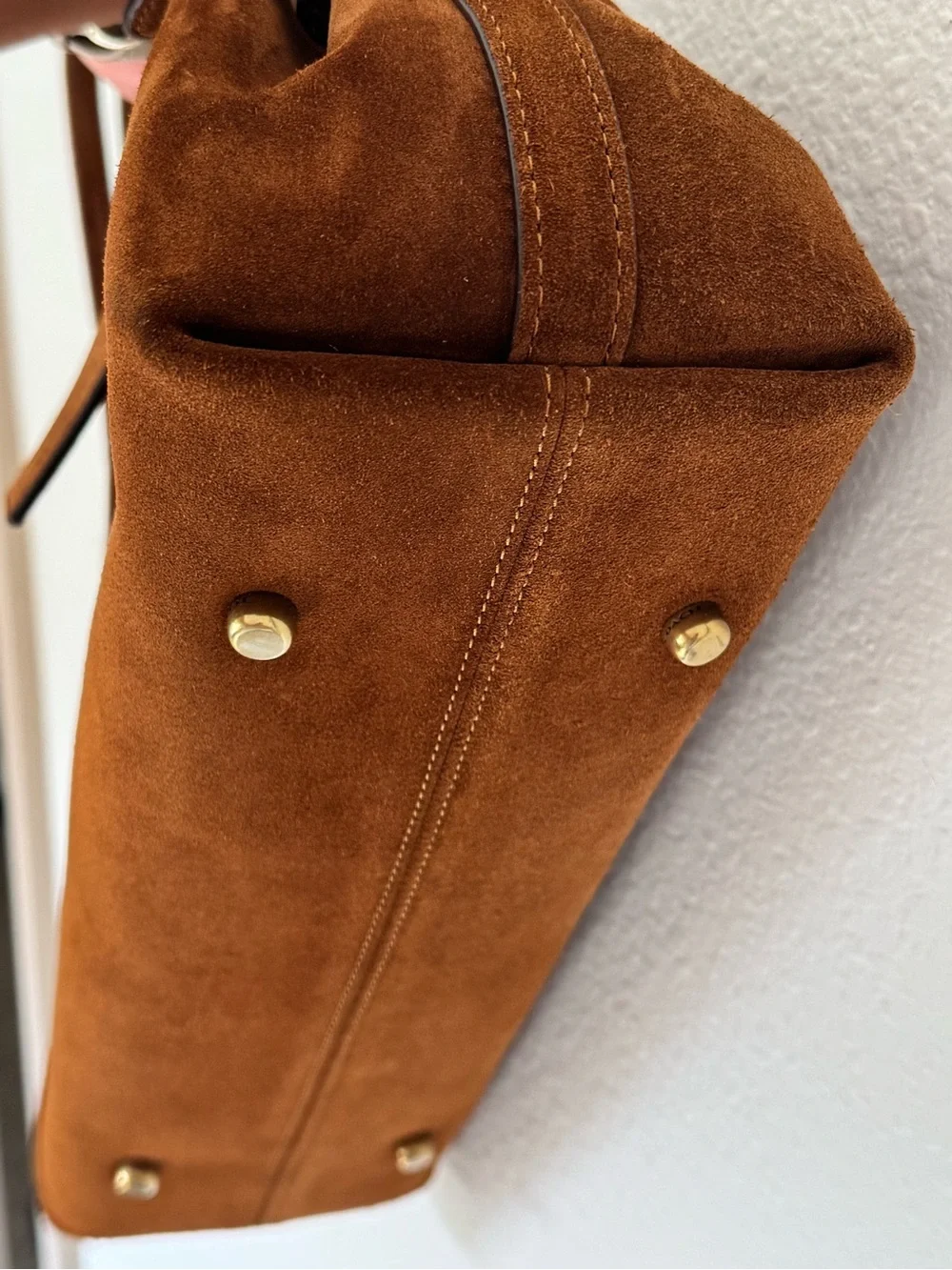 Coach Empire Carryall Bag 34 – Warm Brown Suede (CBN41)